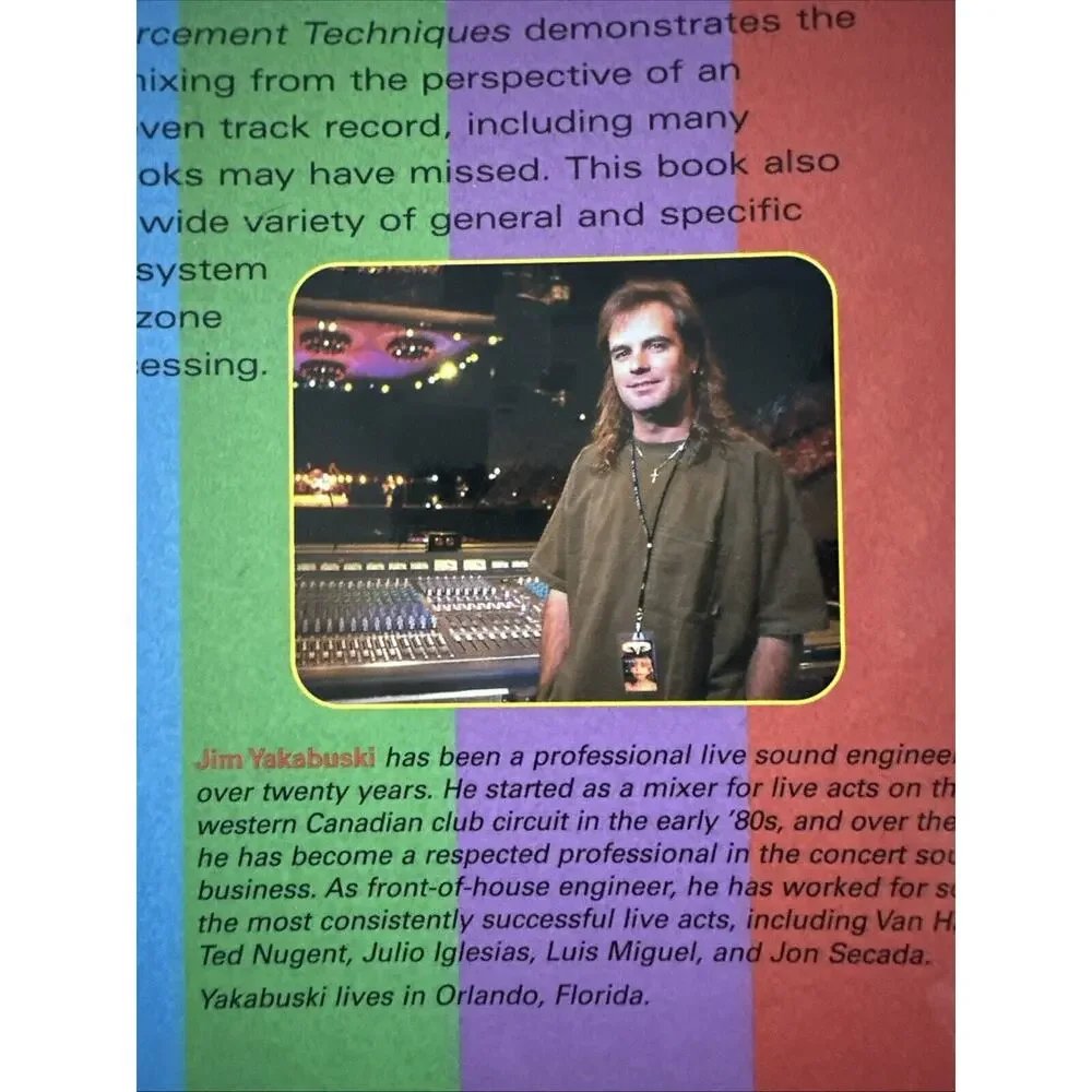Hal Leonard Professional Sound Reinforcement Techniques - paperback‎ Yakabusk...